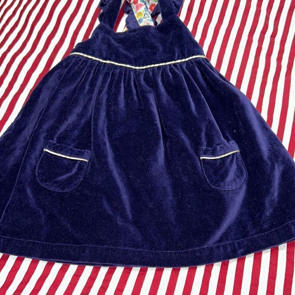 Mini Boden velvet pinnie sz 12/18